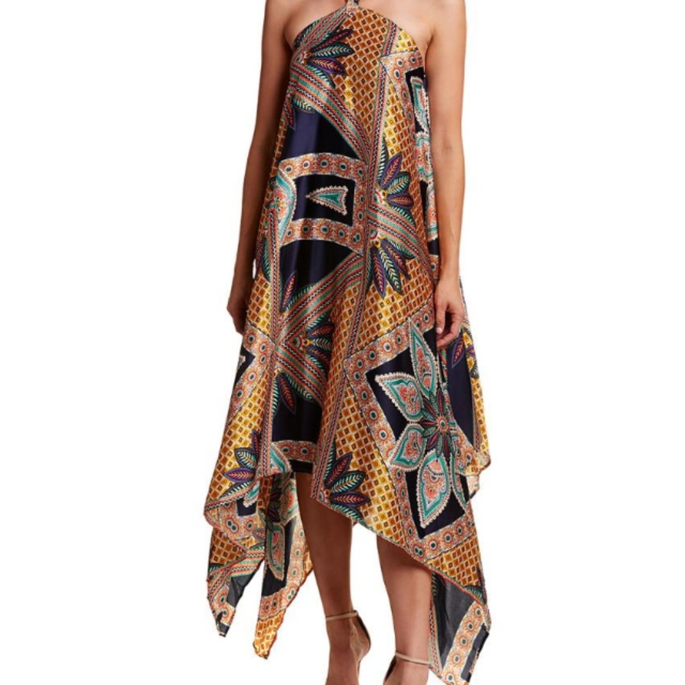 Gracia Printed Hankerchief Dress